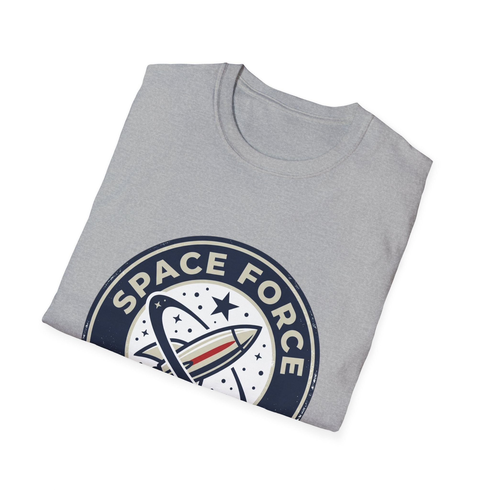 Space Force USA T‑Shirt — Retro Rocket Patch Tee