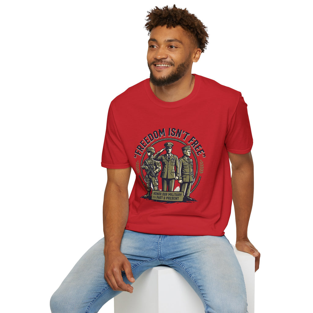 Freedom Isn't Free Military Tribute T-Shirt