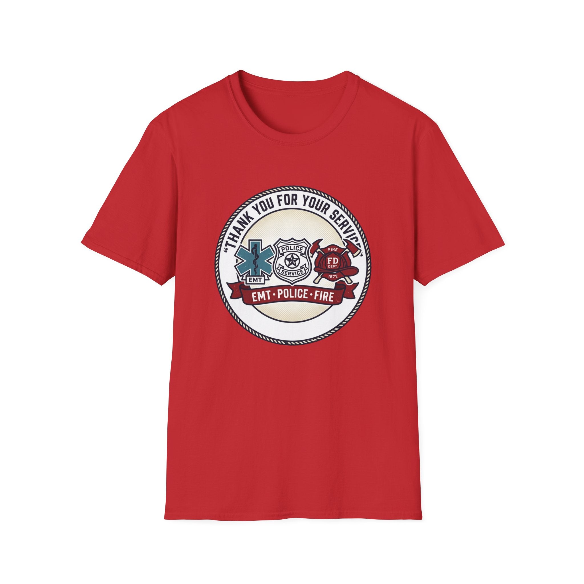 EMT • Police • Fire 'Thank You For Your Service' T-Shirt