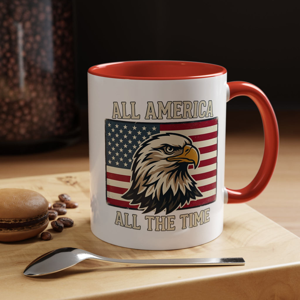 All America Eagle Coffee Mug — Patriotic 11oz Accent Mug