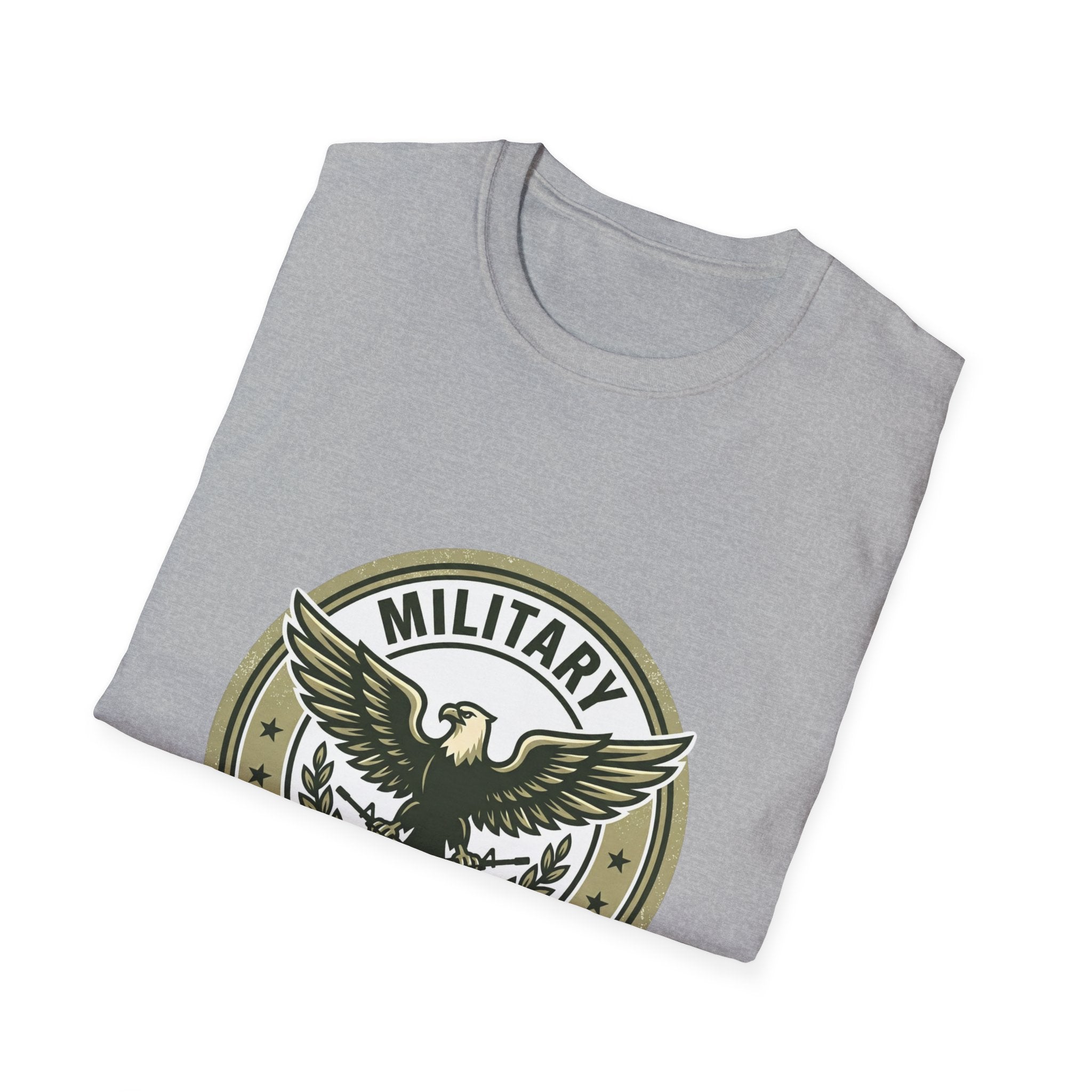 Military Eagle T-Shirt — Vintage Emblem Patriotic Tee