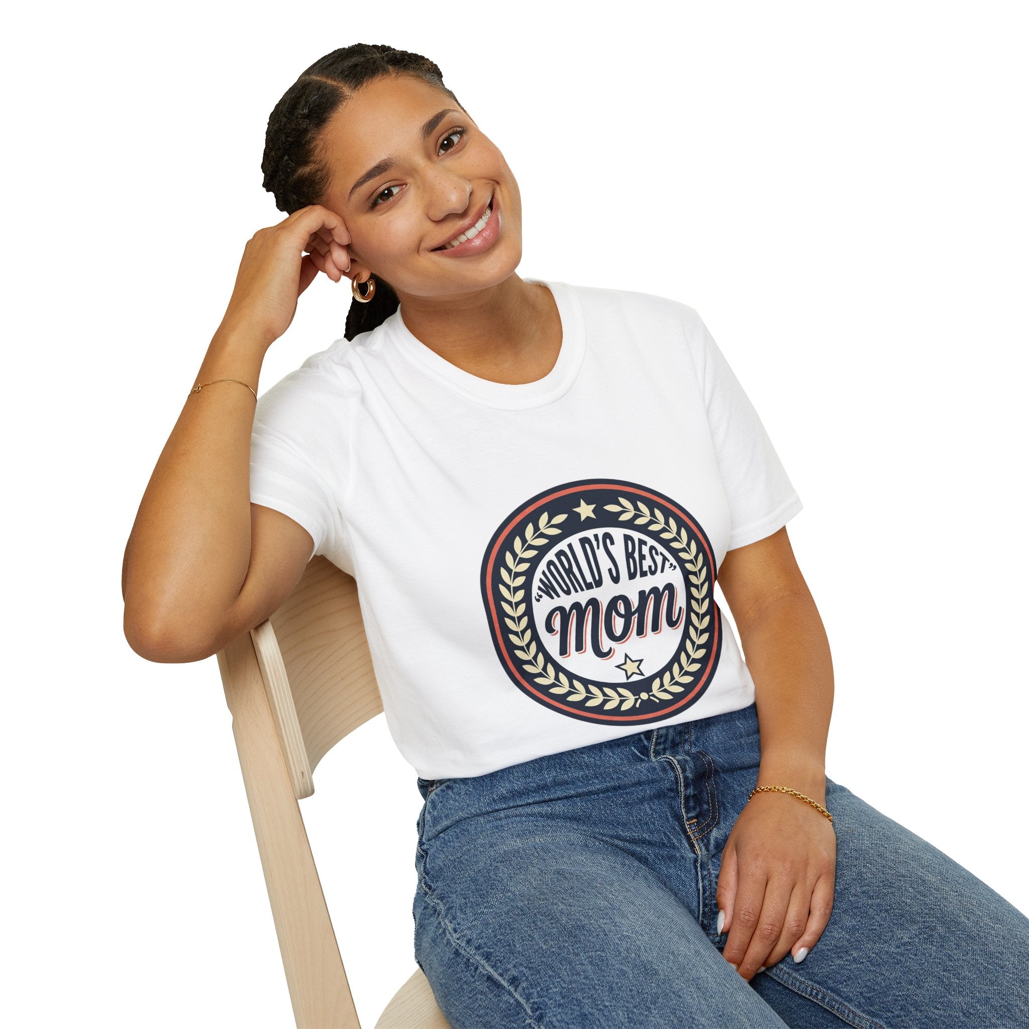 World's Best Mom T-Shirt – Vintage Badge Mother's Day Tee