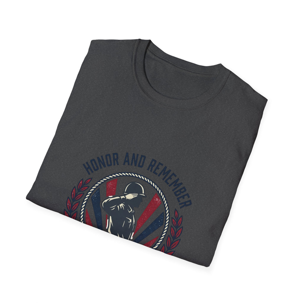 Veterans Tribute T-Shirt — "Honor and Remember" Memorial Tee