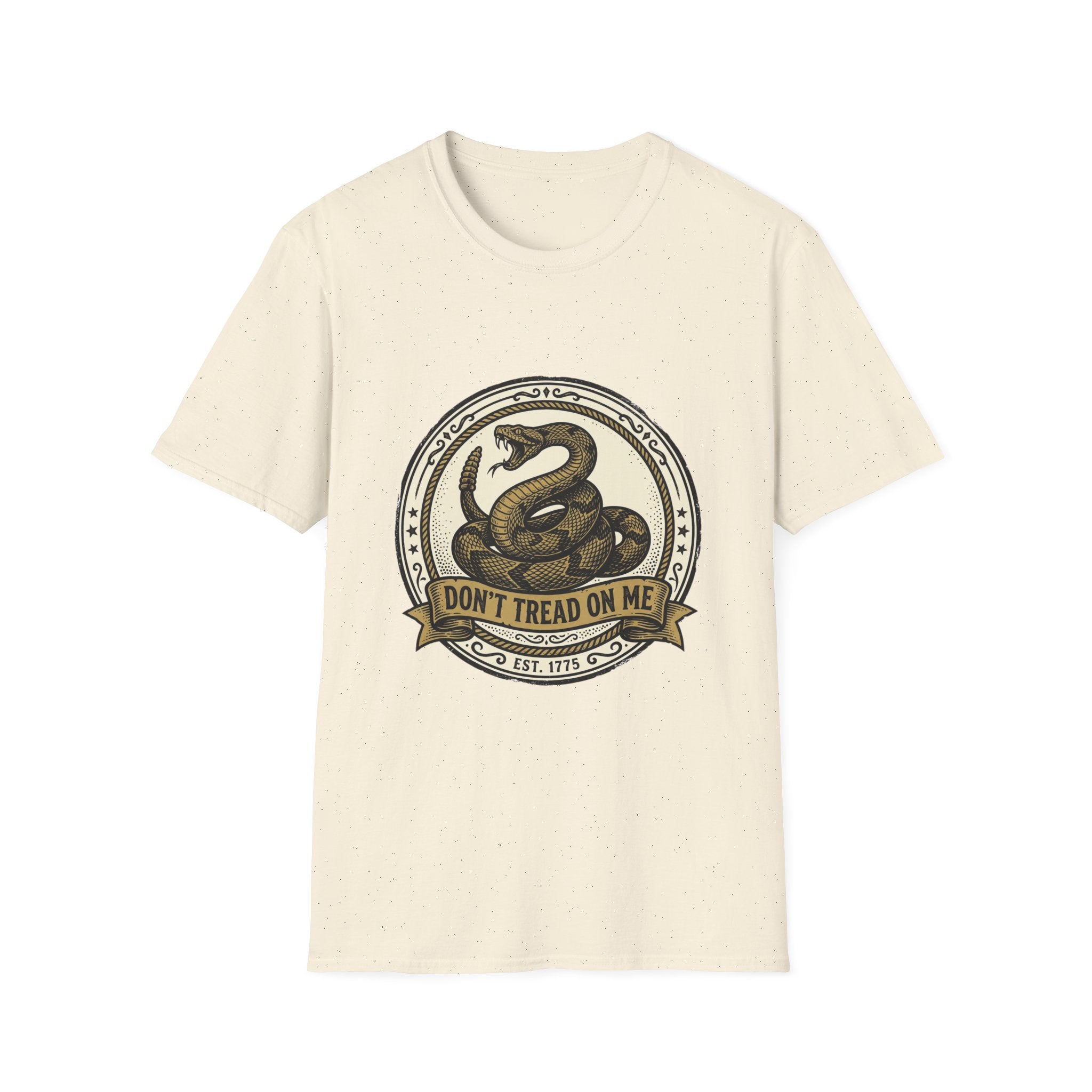 Don't Tread On Me Snake T-Shirt — Gadsden Flag Vintage Patriotic Tee
