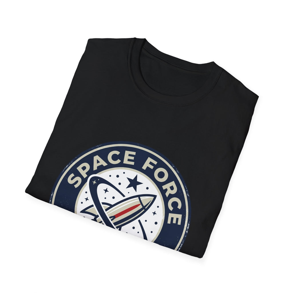 Space Force USA T‑Shirt — Retro Rocket Patch Tee