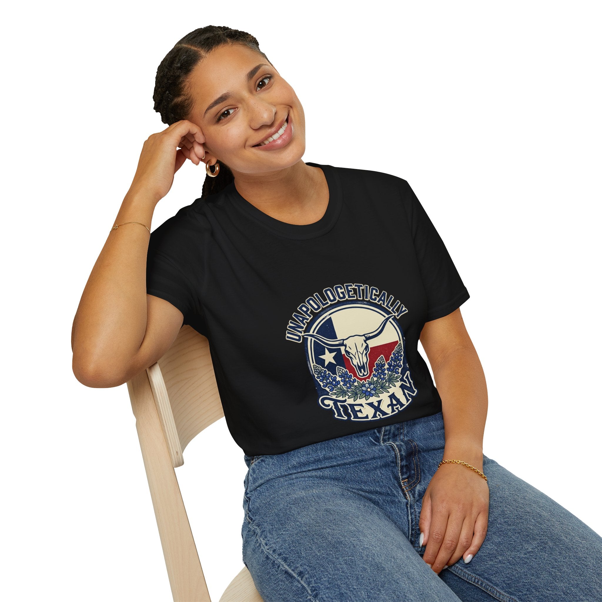 Unapologetically Texan T-Shirt — Retro Longhorn Texas Pride Tee
