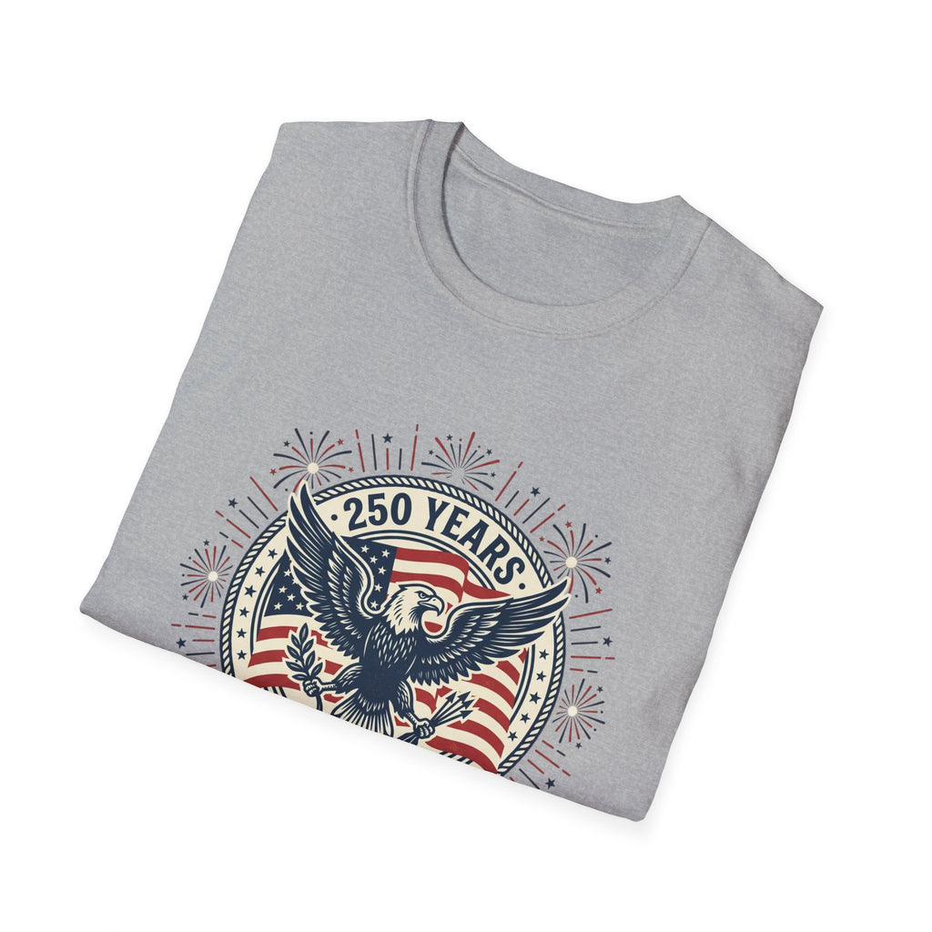 250 Years 1776–2026 Eagle T-Shirt — Patriotic American Independence Shirt