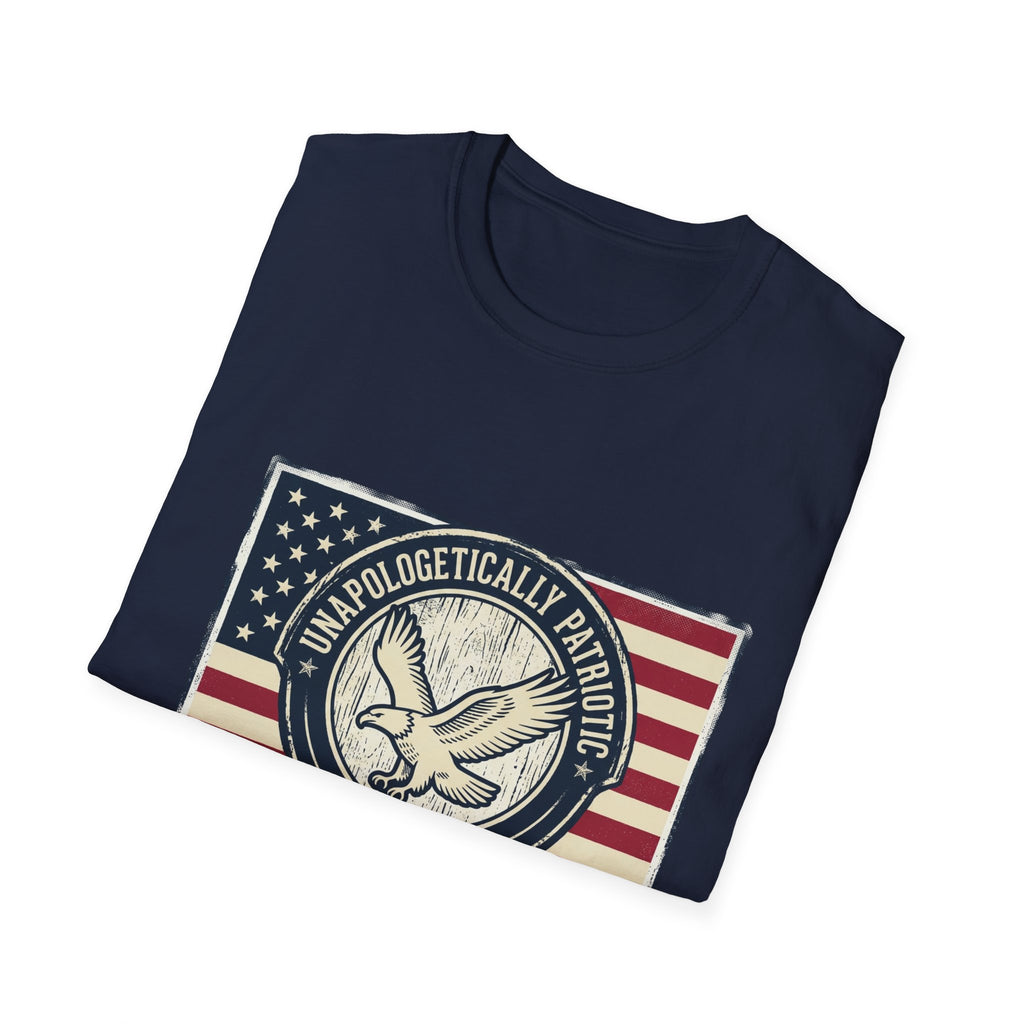 Patriotic Eagle T-Shirt — Unapologetically Patriotic American Flag Tee