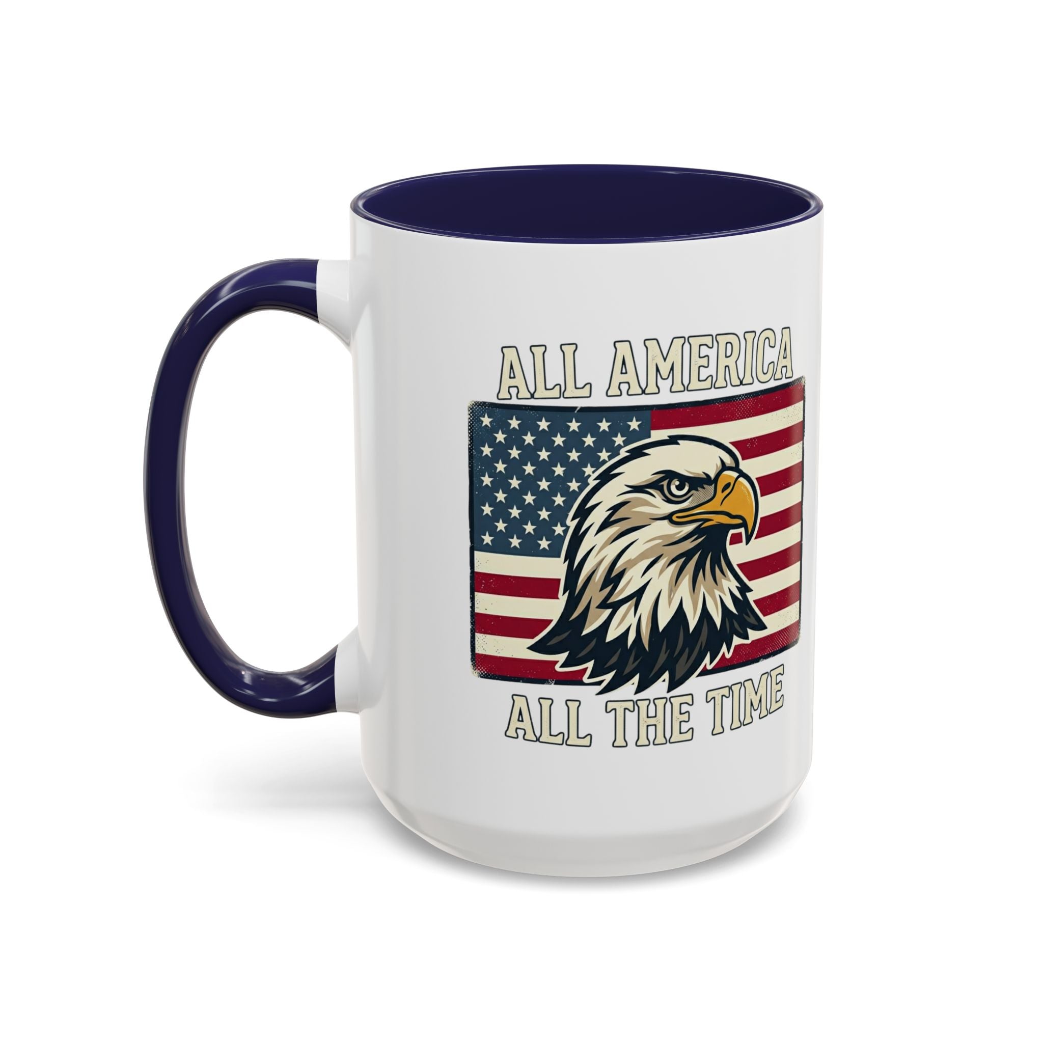 All America Eagle Coffee Mug — Patriotic 11oz Accent Mug