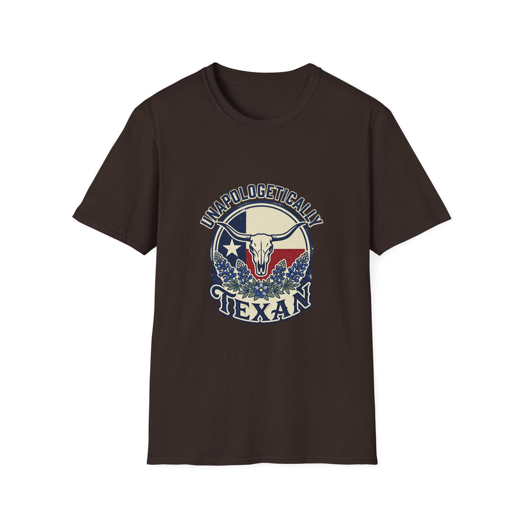 Unapologetically Texan T-Shirt — Retro Longhorn Texas Pride Tee