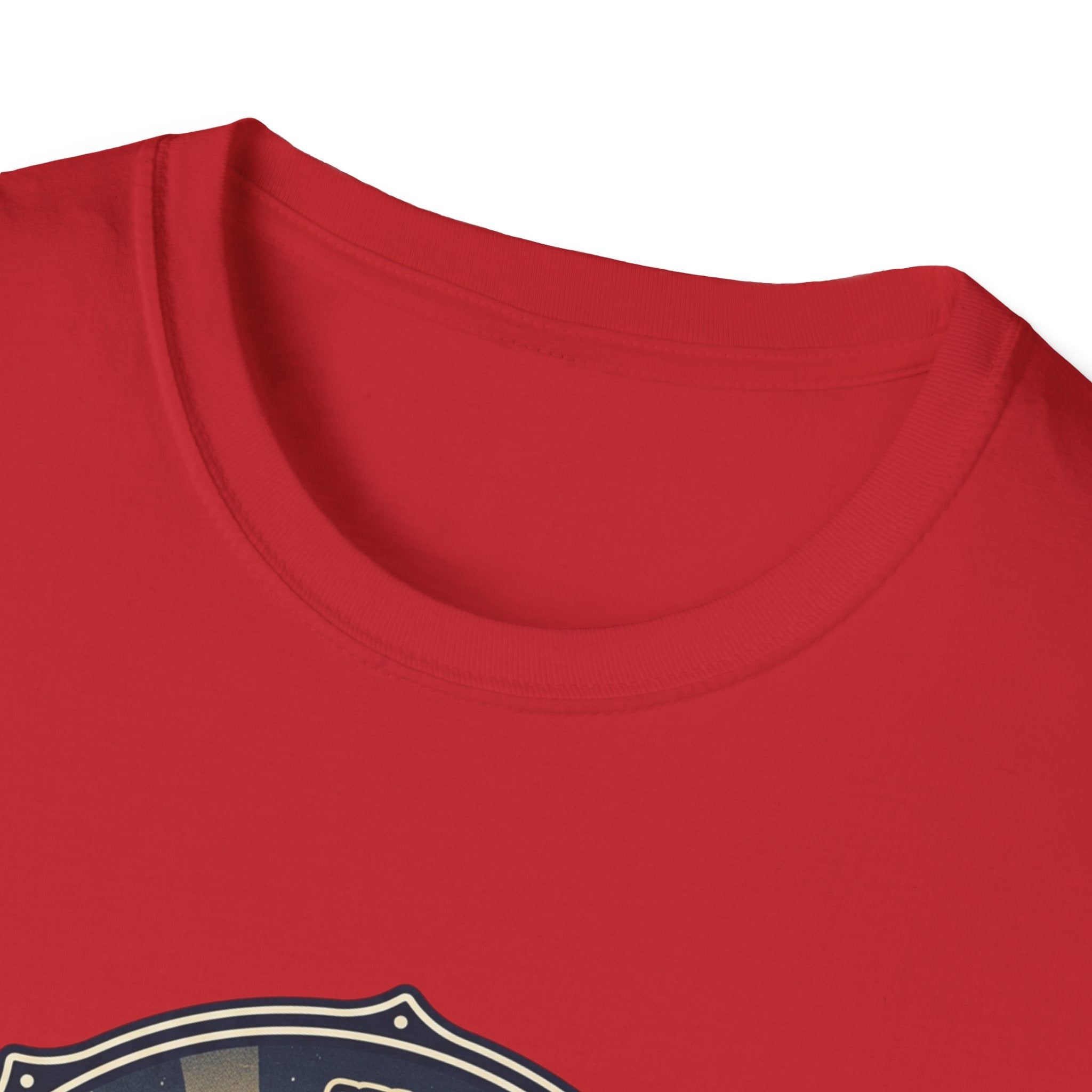 Christian T-Shirt — "Thankful God Is In Control" Cross Design