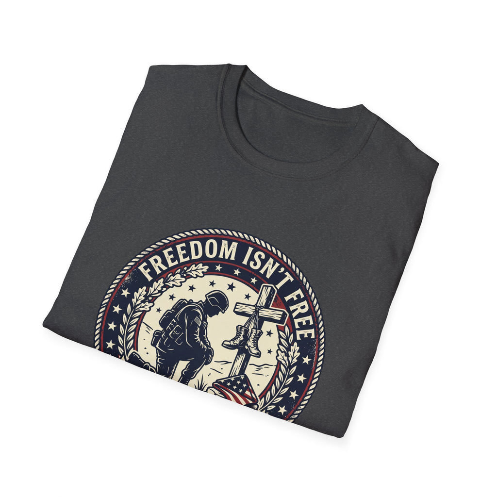 Freedom Isn't Free Memorial T-Shirt — Honoring the Fallen Military Tee