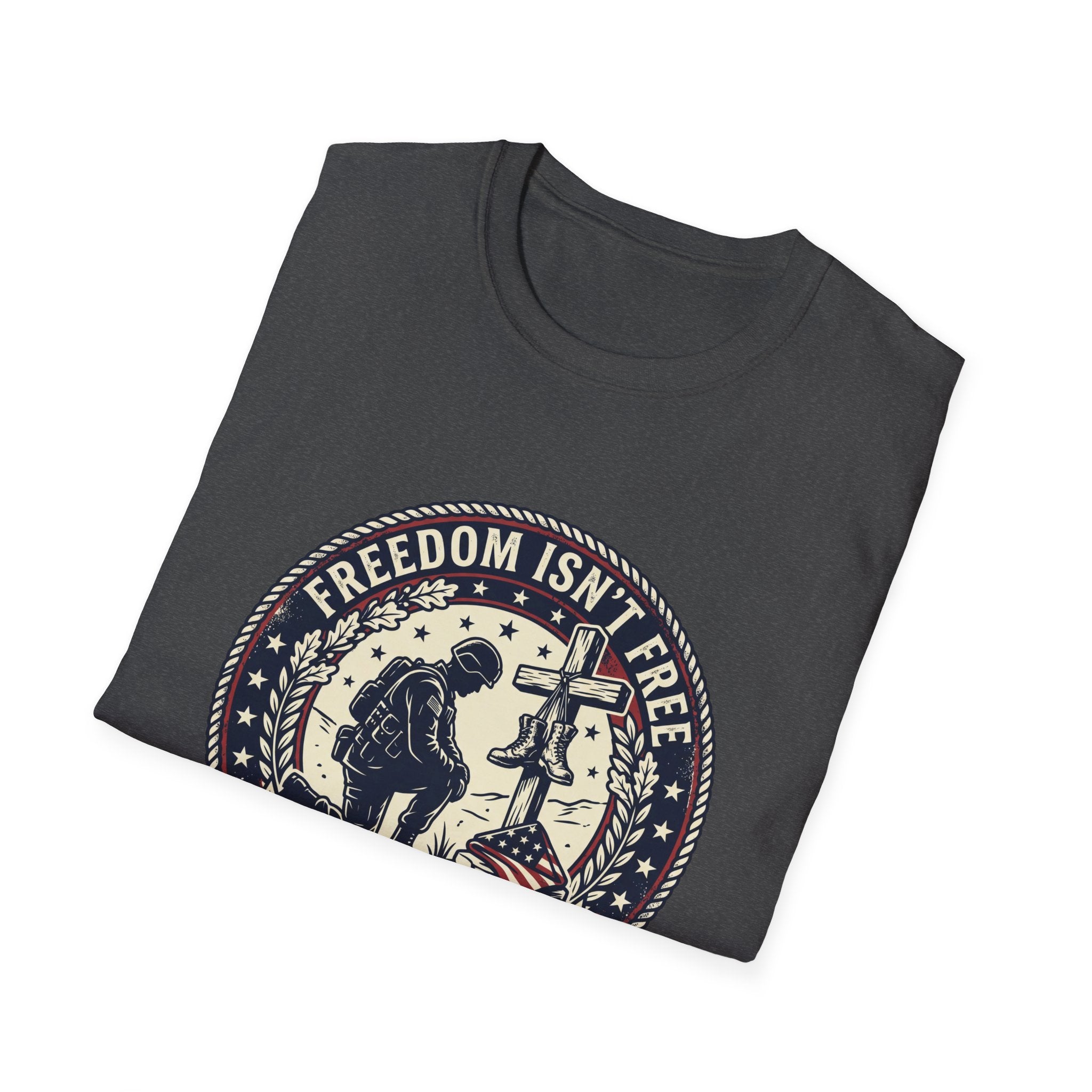 Freedom Isn't Free Memorial T-Shirt — Honoring the Fallen Military Tee